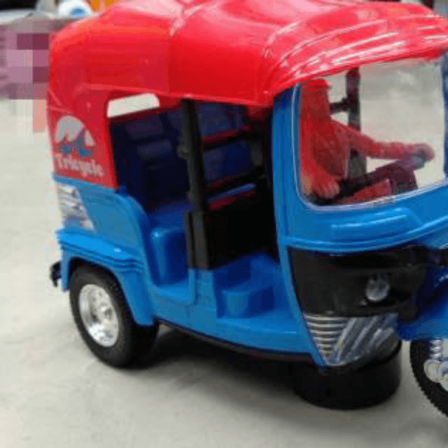 Auto Rickshaw with Lights and Music