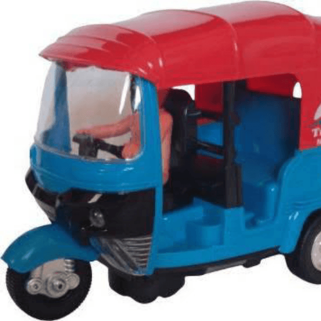 Auto Rickshaw with Lights and Music